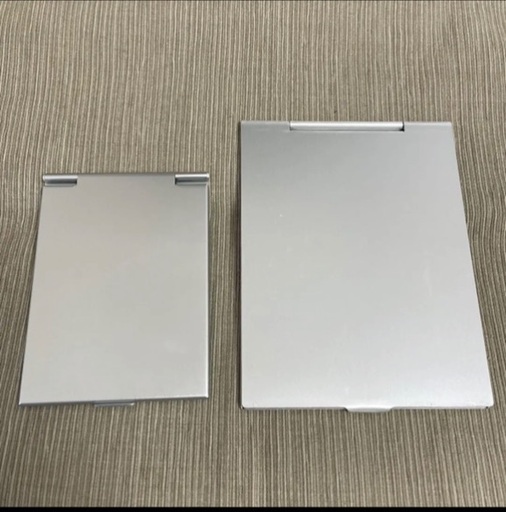 無印アルミ製折りたたみミラー大 中セット ゆいちろう 目黒のミラー 鏡の中古あげます 譲ります ジモティーで不用品の処分