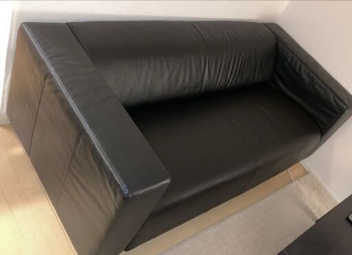 IKEA ソファ KLIPPAN Loveseat, Bomstad black