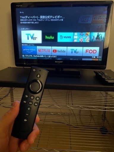 ①テレビ　②テレビ台　③Fire stick