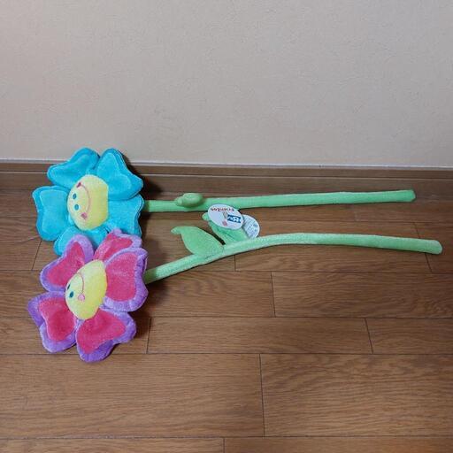 Frienzoo ファンキーフラワー ブルー ピンク ぽんた てだこ浦西のおもちゃ ぬいぐるみ の中古あげます 譲ります ジモティーで不用品の処分