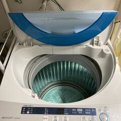 SHARP洗濯機差し上げます