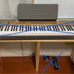 ピアノスタンド　2×4材&1×4材製作