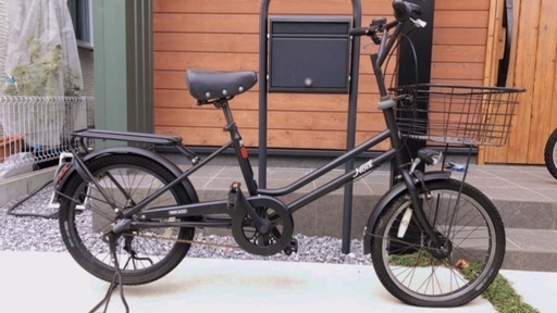 子ども乗せ　自転車　黒