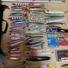 メーカー品　メタルジグ　シマノ　ダイワなど　72個セット　未使用と中古品