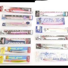 メーカー品　メタルジグ　シマノ　ダイワなど　72個セット　未使用と中古品