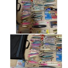 メーカー品　メタルジグ　シマノ　ダイワなど　72個セット　未使用と中古品