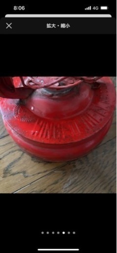 ビンテージ　ホットランプ WINGED WHEEL 灯油ランタン 赤