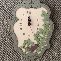 【差し上げます】木製の壁掛け時計