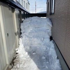 雪割り　除雪