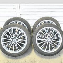 ブラックスチール×ホワイトリボン15× 7J+20位114.3-5H19年バリ山