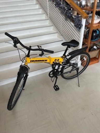 ☆格安☆HUMMER折りたたみ自転車☆美品☆