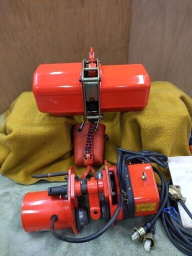 クレーン　象印ホイスト　自走式モーター　上下東西　説明書あり　工具　DIY