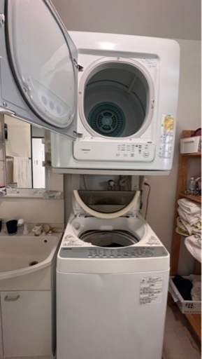 【洗濯機・乾燥機】＋スタンド3点セット　88000→50,000円
