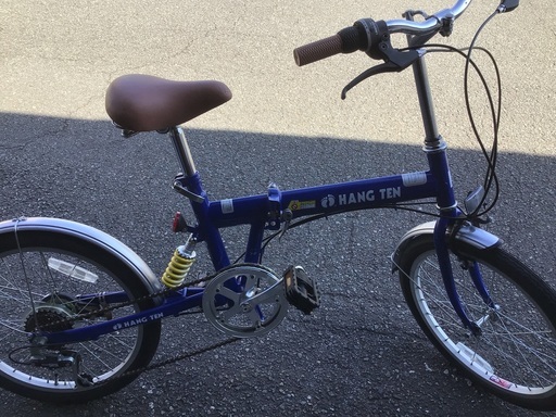 折りたたみ自転車　20インチ　変速機付き　程度良好
