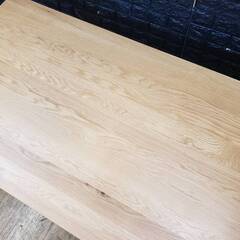 【未使用・訳アリ・美品】ダイニングテーブル・幅150cm・天然木オーク・無垢材・1214
