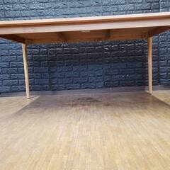 【未使用・訳アリ・美品】ダイニングテーブル・幅150cm・天然木オーク・無垢材・1214