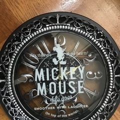 ミッキーマウス　掛け時計
