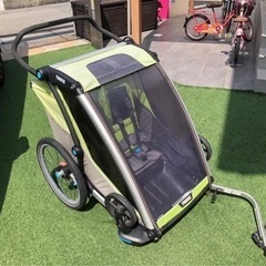 安心に通園可能！スーリーチャイルドトレーラー(THULE)