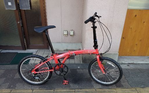 DAHON[ダホン]SUV D6 20吋折り畳み自転車 6speed/レッド