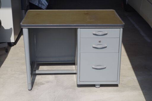 トヨセット 片袖机 片袖デスク 事務机 オフィスデスク 事務デスク カギ