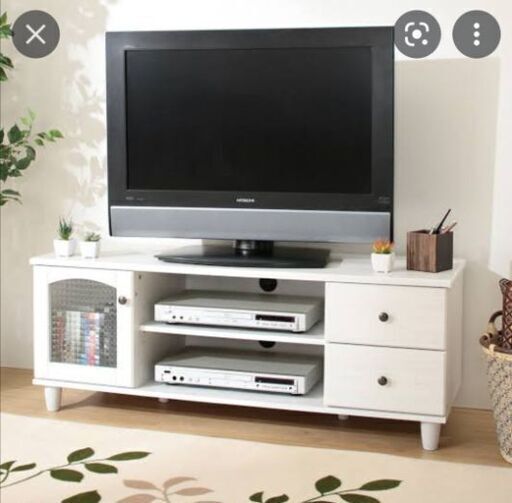 ニトリ テレビ台 テレビボード ローボード ホワイト 木目調