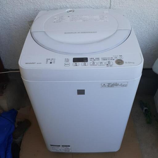 シャープ　電気洗濯機　ES-G5E3-KW