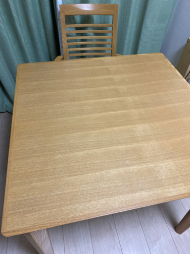 ニトリテーブルチェアダイニングテーブルセット1人暮らし ニッキー 品川の家具の中古あげます 譲ります ジモティーで不用品の処分