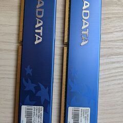 ADATA DDR3　4GX16　２枚　合計８G