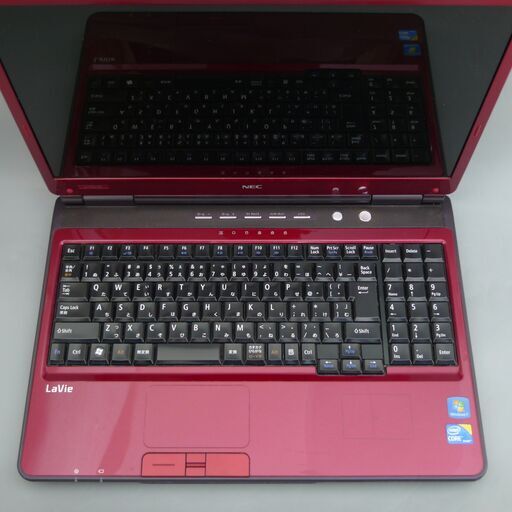 新品高速SSD Wi-Fi有 レッド 赤 ノートパソコン 16型ワイド NEC PC