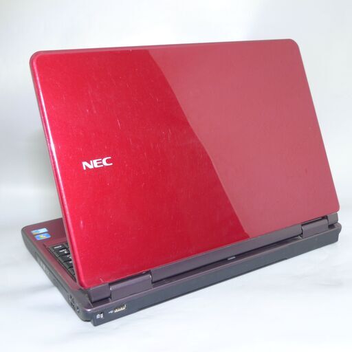 新品高速SSD Wi-Fi有 レッド 赤 ノートパソコン 16型ワイド NEC PC