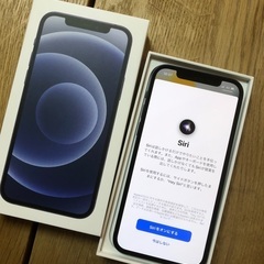 SIMフリー・SIMロック解除済み iPhone12 人気のブラック 128G！