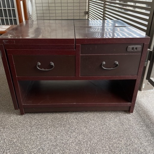 アンティーク　フロア　デスク　antique Japanese floor desk