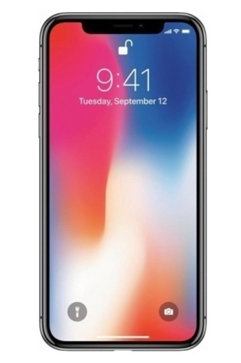 iPhoneX(スペースグレイ) 64GB 中古品