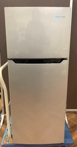 ★中古品　Hisense/ハイセンス 2ドア冷凍冷蔵庫 2018年製