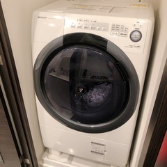 3/12まで！ 購入後3年以内シャープ製ドラム式洗濯乾燥機】
