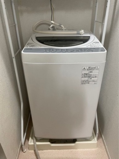 全自動洗濯機　2017年モデル　東芝AW-6G6  6kg