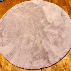 【現金だと8,000円】ラグマット　150cm　ミーティス ラウンドラグ ピンク　フランフラン