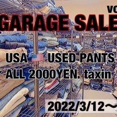 USED🇺🇸PANTS ガレージセール開催！！