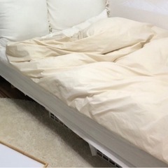 【美品】 脚付きマットレス ベッド シングル 組み立て式 広島