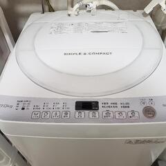 【値下げ】SHARP 全自動洗濯機　ES-T709　7kg　20...