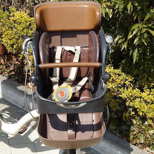 子供乗せ自転車 3人乗り 26インチ あさひ Petit maman アイボリー 売れ筋 