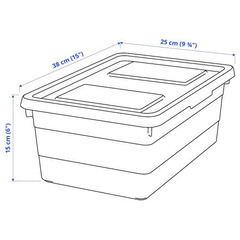 【ネット決済】IKEA 収納ケース SOCKERBIT ソッケル...