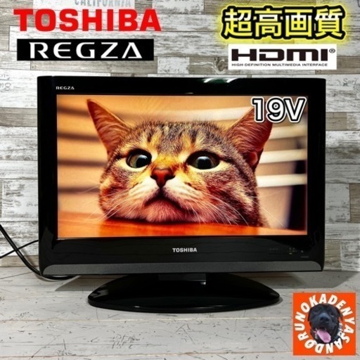 【すぐ見れる‼️】TOSHIBA REGZA 液晶テレビ 19型✨ 配送無料