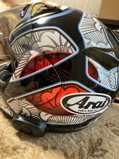 Arai アライ オリエンタル ヘルメット フルフェイス 和柄 黒