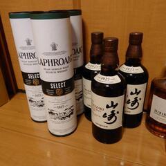 サントリー響、山崎、白州、イチローズ、ラフロイグ