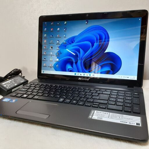 【取引中です】Gateway　15インチ　新品キーボード　SSD搭載　Webカメラ　Wi-Fi　マルチ　Windows11　②