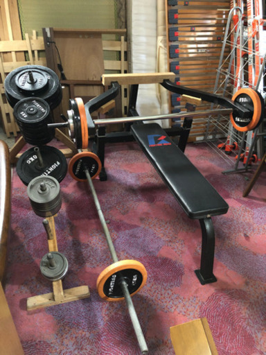 バーベルプレート［2.5kg×4  10kg×2］ ベンチプレス‼️バーベル❗️筋トレ、体力強化に✨