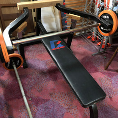 ベンチプレス‼️バーベル❗️筋トレ、体力強化に✨