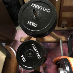ベンチプレス‼️バーベル❗️筋トレ、体力強化に✨