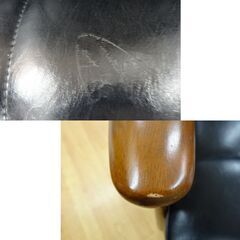 カリモク60 2人掛ソファ Kチェア 2シーター スタンダードブラック レトロスタイル 幅133cm 札幌 西岡店